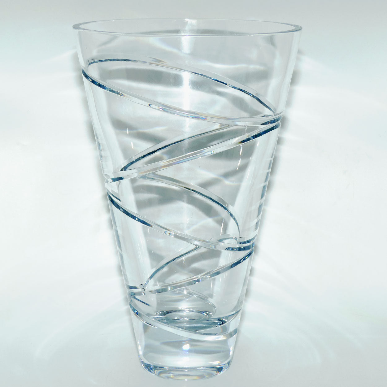 Stuart Crystal Aura by Jasper Conran tall vase | 37cms tall