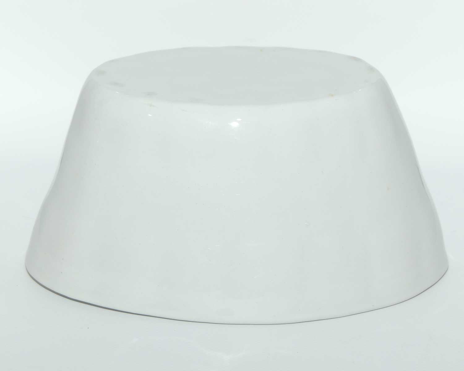 Antique Large White Porcelain Jelly Mould | Floral Pattern