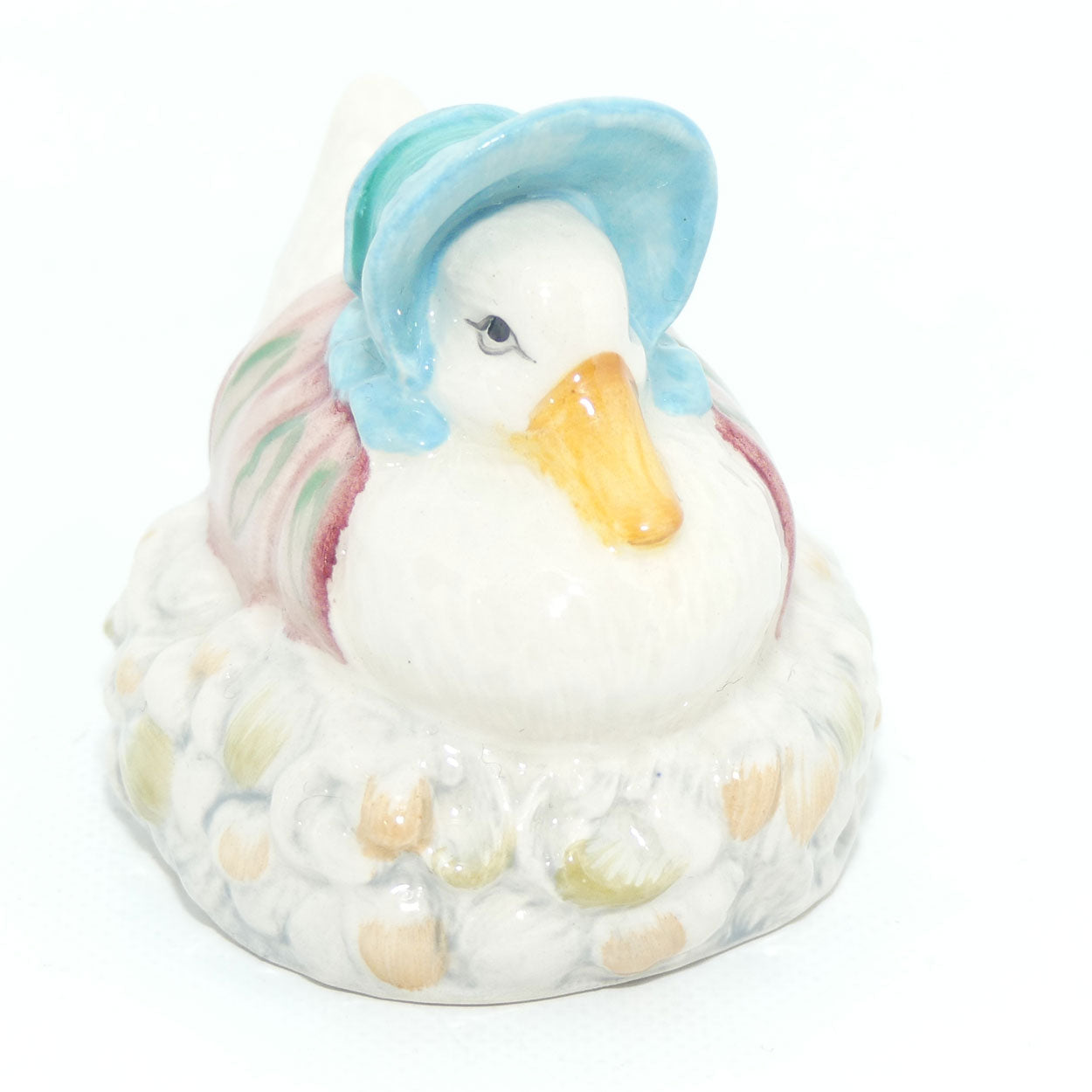 Beswick Beatrix Potter Jemima Puddleduck made a Feather Nest | BP3c | Pink