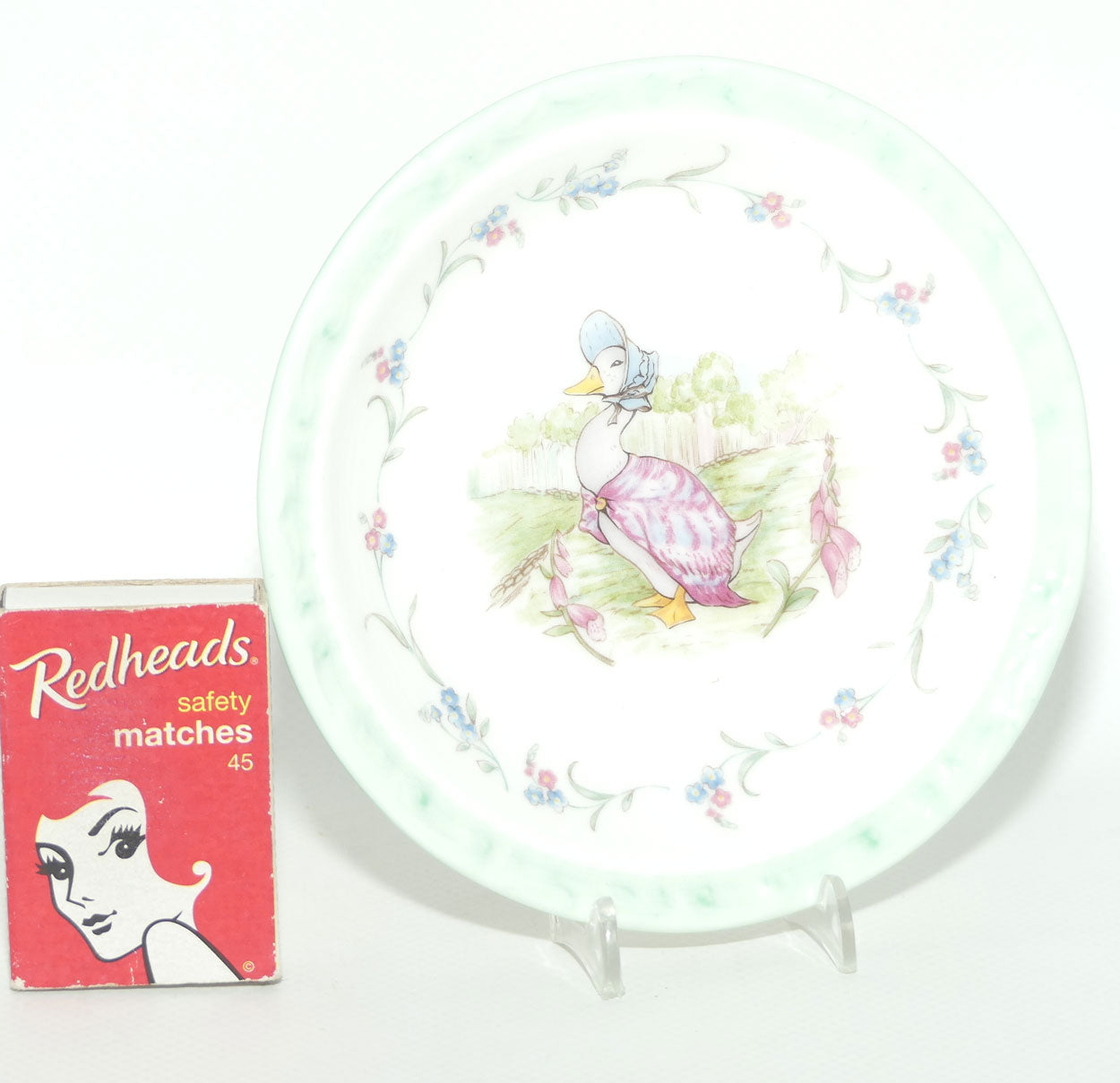 Royal Albert Beatrix Potter | The World of Beatrix Potter | Jemima Puddle-Duck | 12cm coaster | boxed