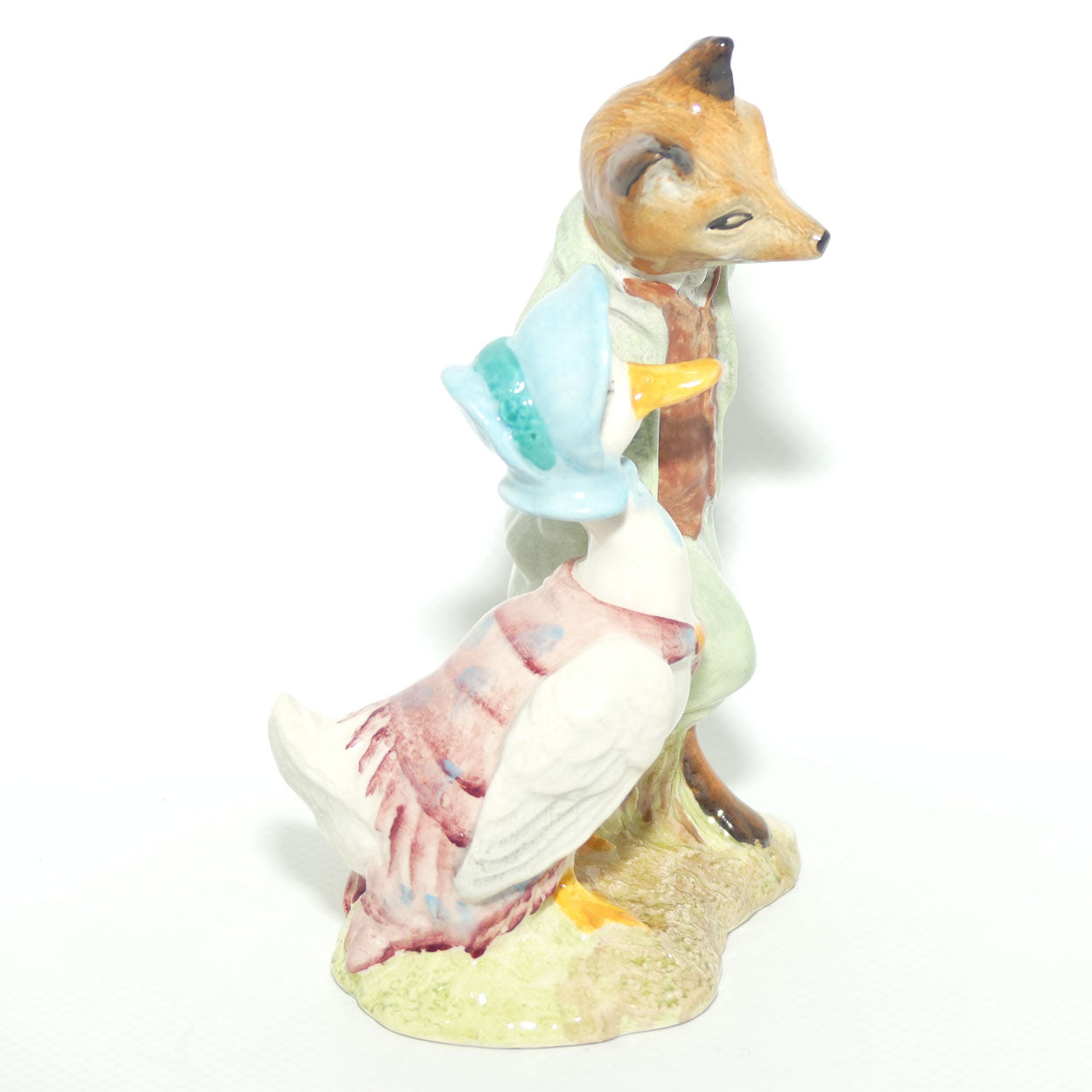 Royal Albert Beatrix Potter Jemima Puddle-Duck with Foxy Whiskered Gentleman | BP6a | boxed