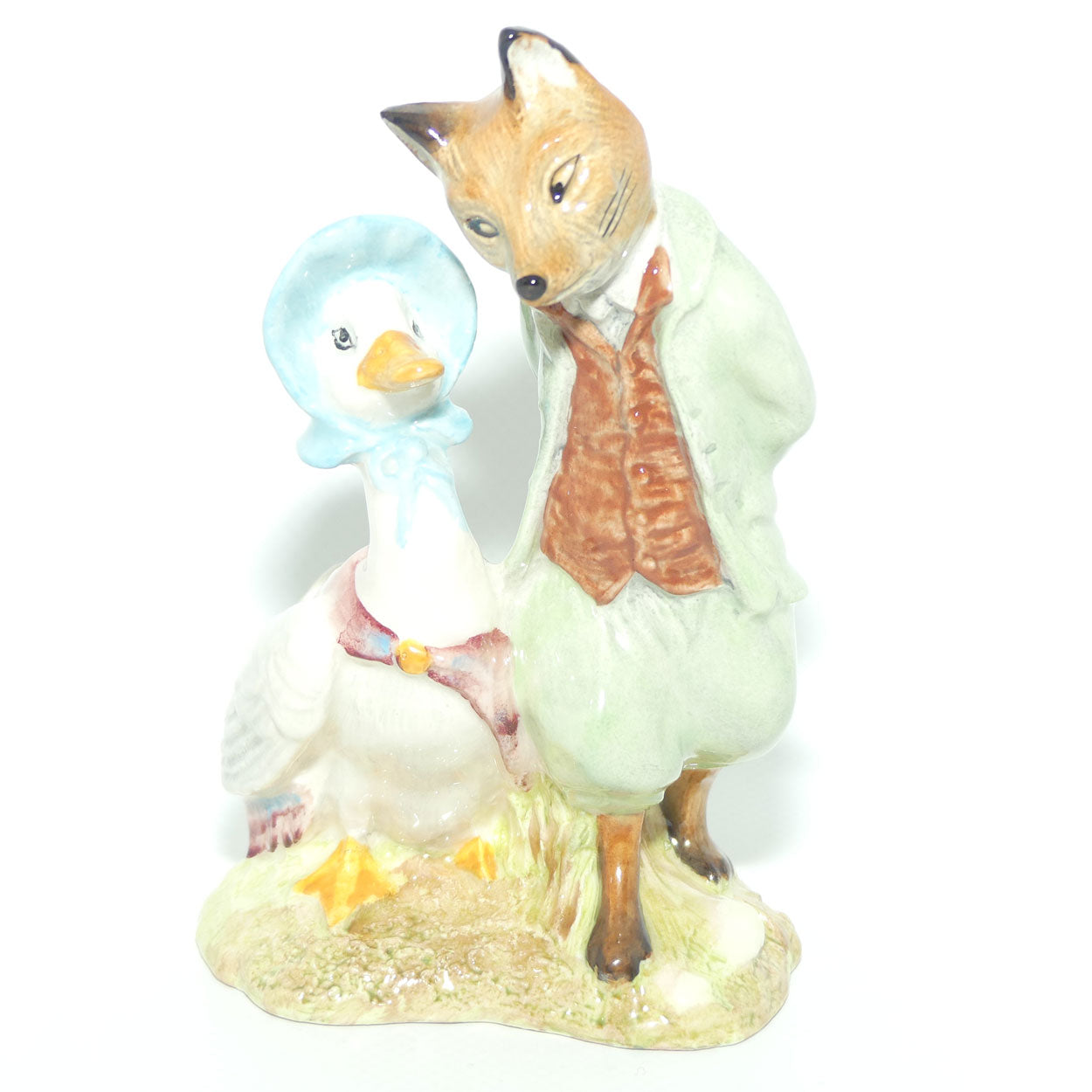 Royal Albert Beatrix Potter Jemima Puddle-Duck with Foxy Whiskered Gentleman | BP6a | boxed