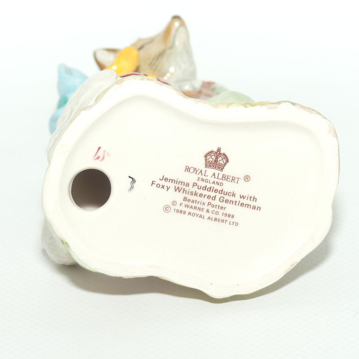 Royal Albert Beatrix Potter Jemima Puddle-Duck with Foxy Whiskered Gentleman | BP6a | boxed