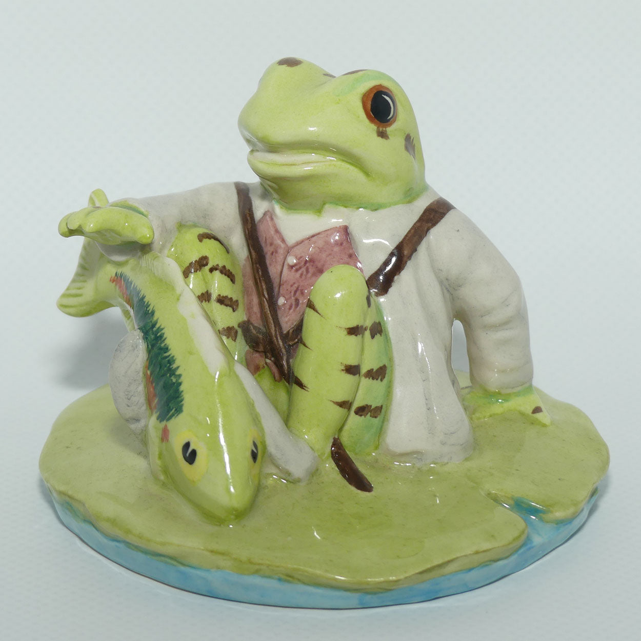 Beswick Beatrix Potter Jeremy Fisher Catches a Fish | BP10a