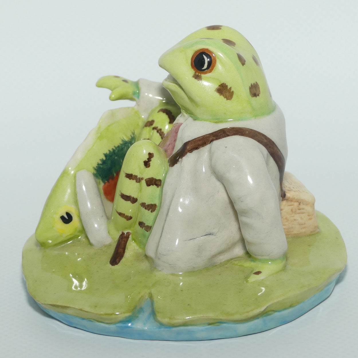 Beswick Beatrix Potter Jeremy Fisher Catches a Fish | BP10a