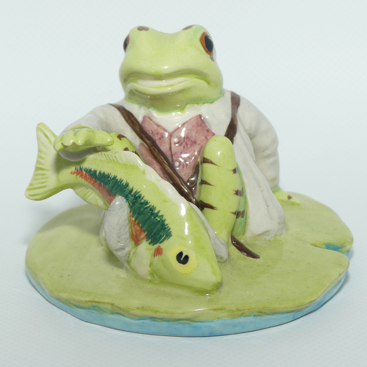 Beswick Beatrix Potter Jeremy Fisher Catches a Fish | BP10a