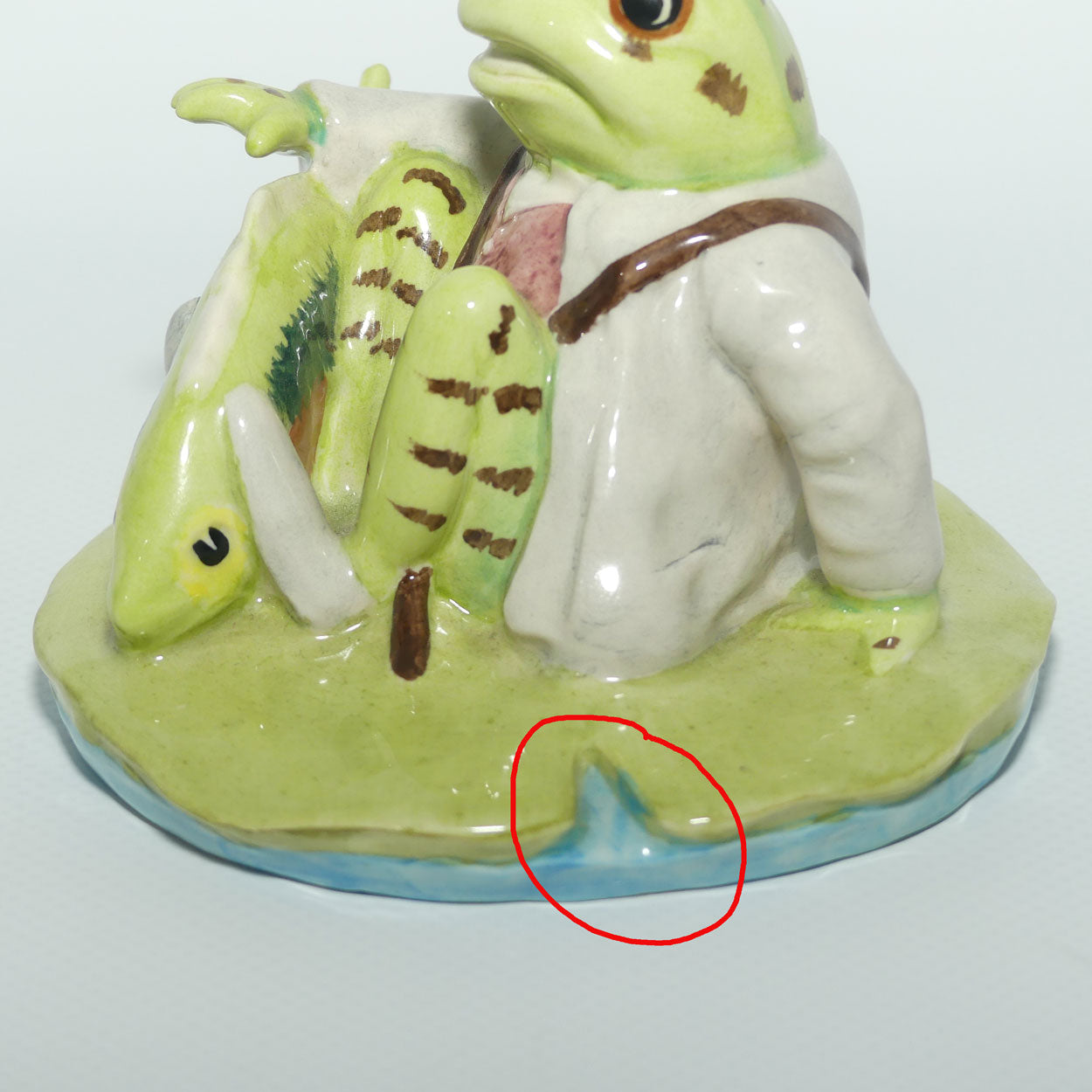 Beswick Beatrix Potter Jeremy Fisher Catches a Fish | BP10a | #2