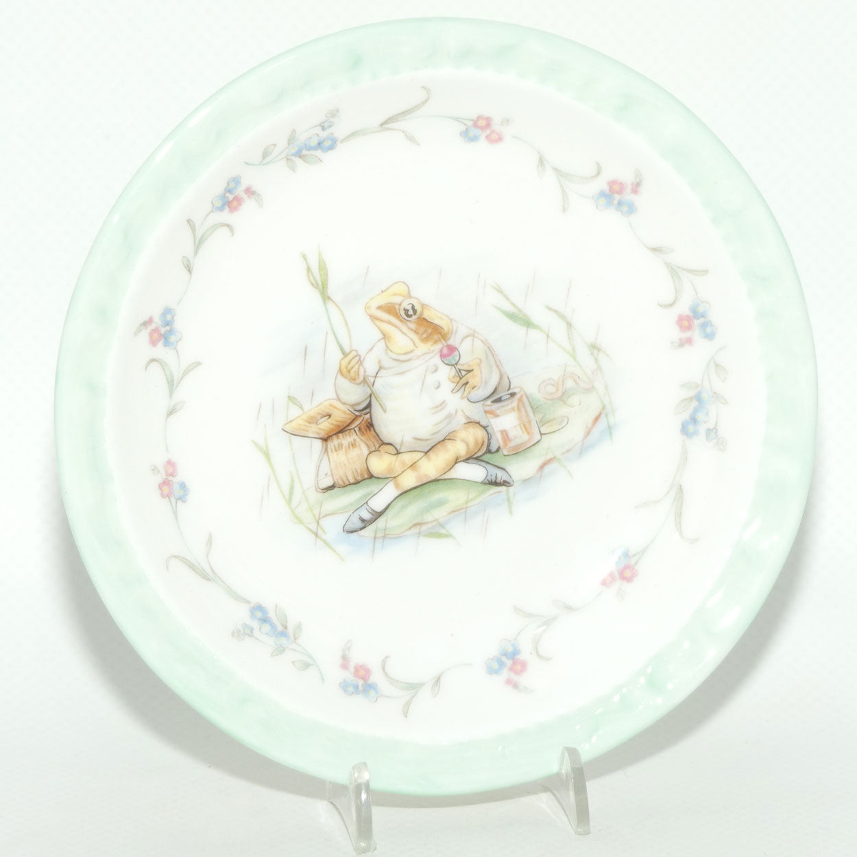 Royal Albert Beatrix Potter | The World of Beatrix Potter | Jeremy Fisher | 12cm coaster | boxed