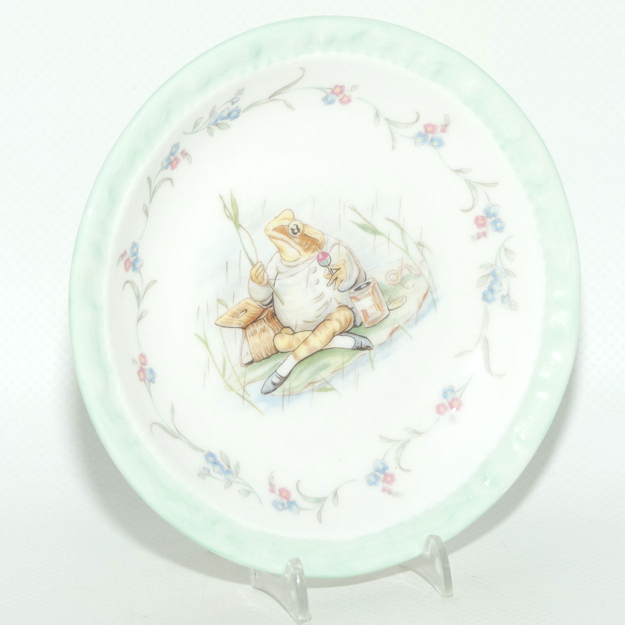 Royal Albert Beatrix Potter | The World of Beatrix Potter | Jeremy Fisher | 12cm coaster | boxed