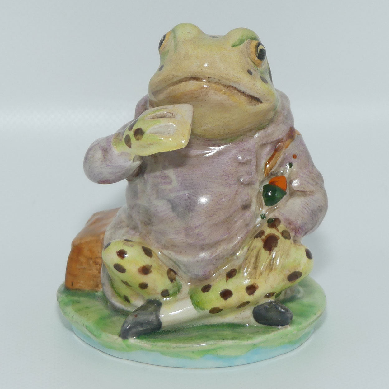 Beswick Beatrix Potter Mr Jeremy Fisher | Spotted | BP2a Gold Oval | #3