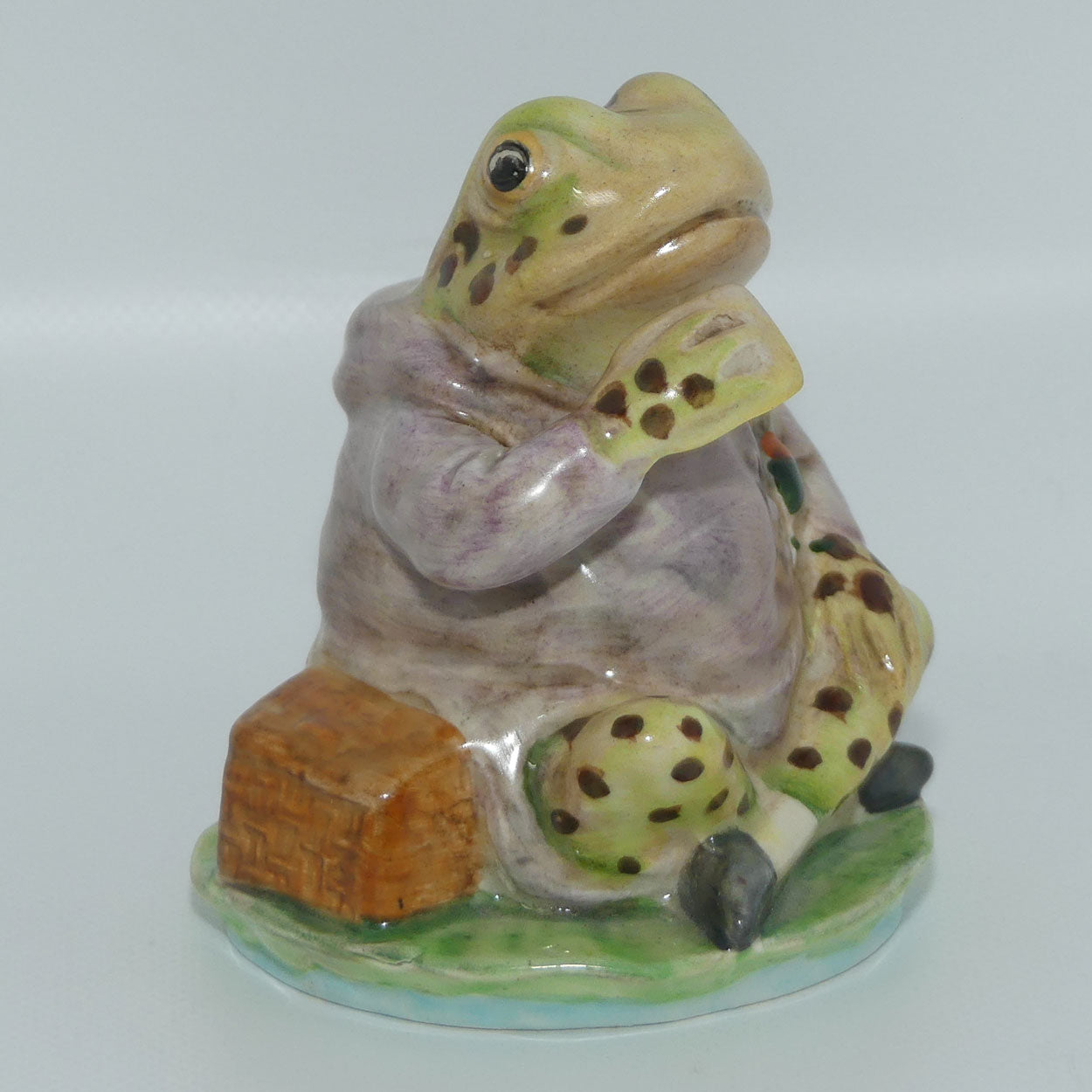 Beswick Beatrix Potter Mr Jeremy Fisher | Spotted | BP2a Gold Oval | #3