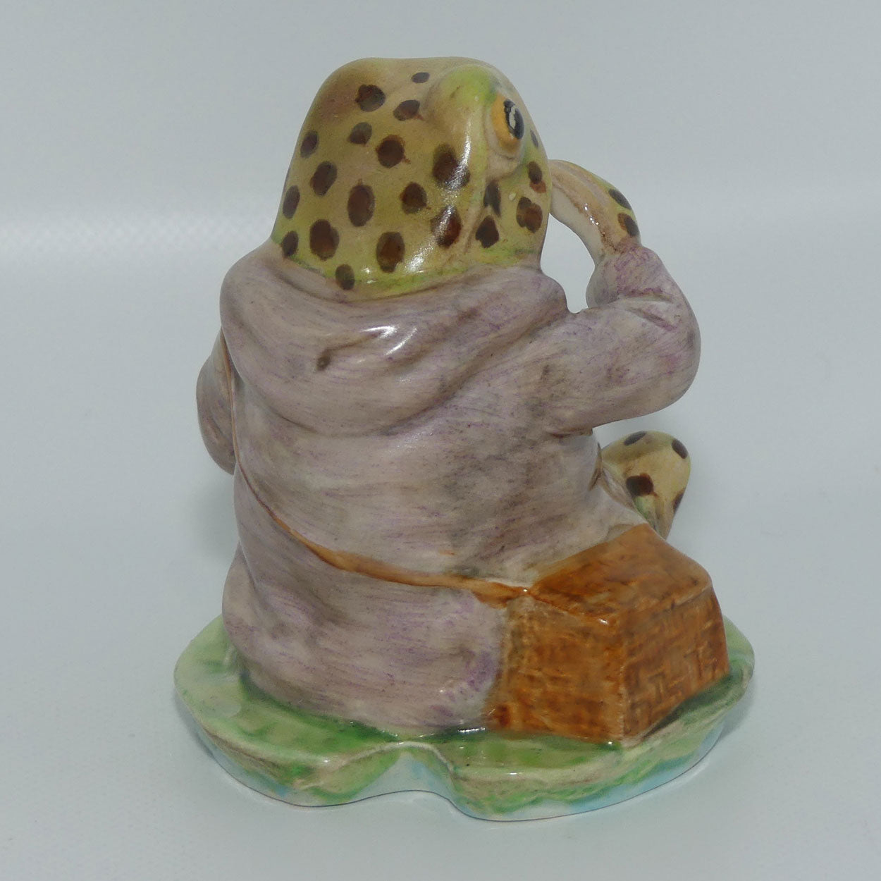 Beswick Beatrix Potter Mr Jeremy Fisher | Spotted | BP2a Gold Oval | #3