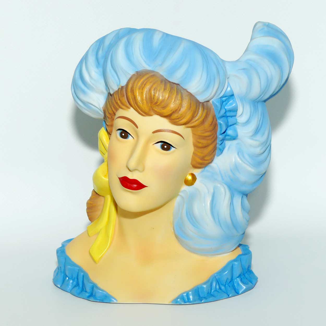 Jim Beam 2012 | IAJBBSC Convention Lady Head vase | Blue