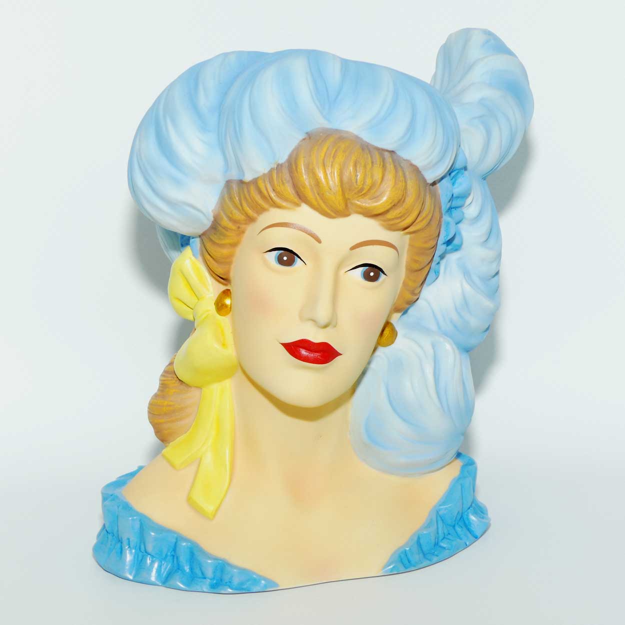 Jim Beam 2012 | IAJBBSC Convention Lady Head vase | Blue