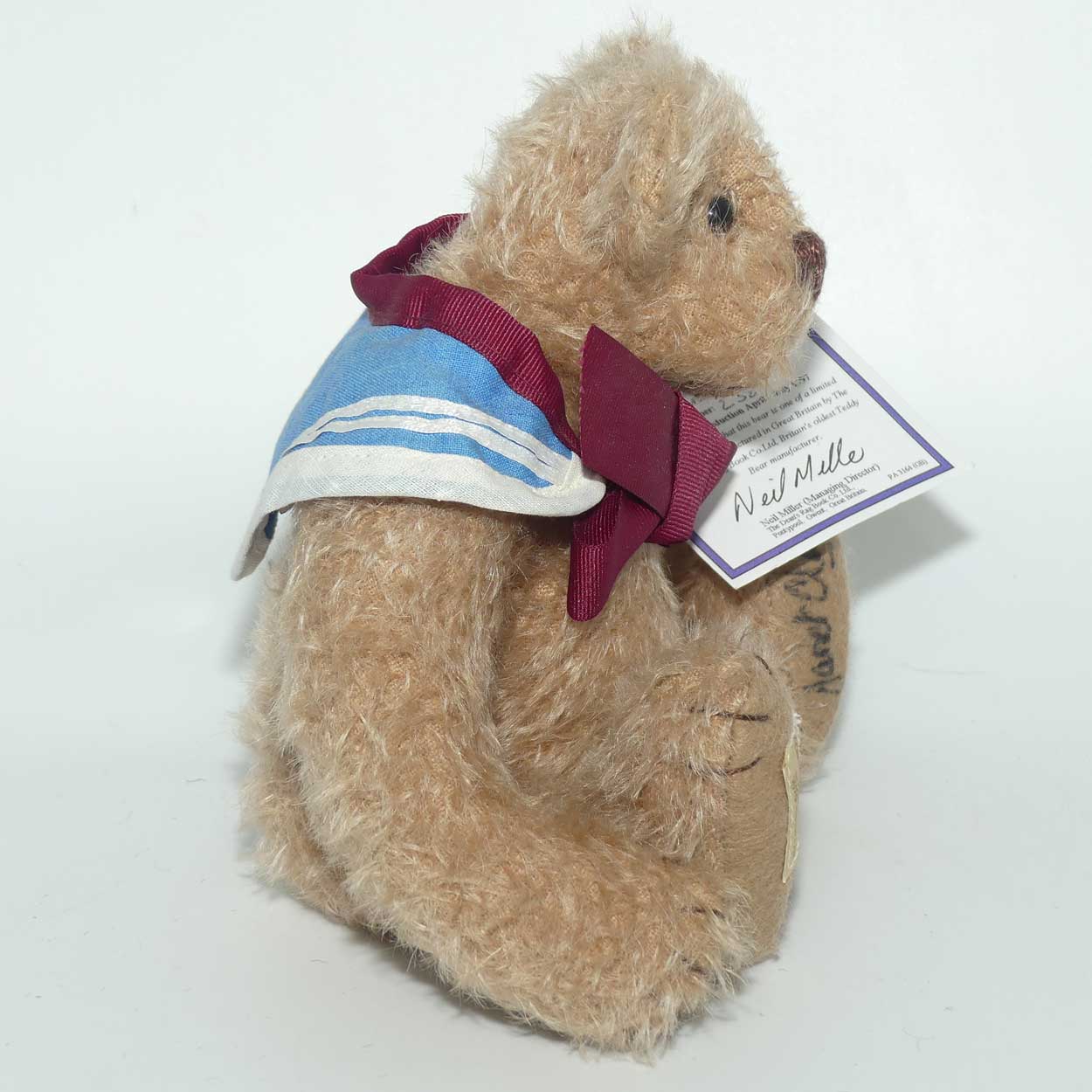 Vintage Deans Rag Book Co Ltd Teddy Bear | Jimmy | Ltd Ed signed Janet Clark