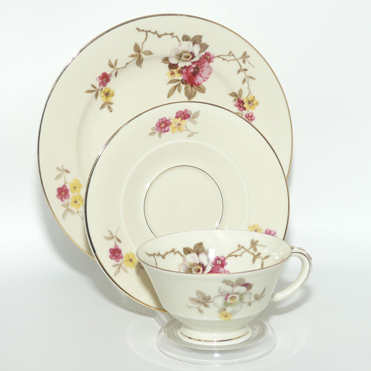 Johann Seltmann Bavaria floral pattern trio