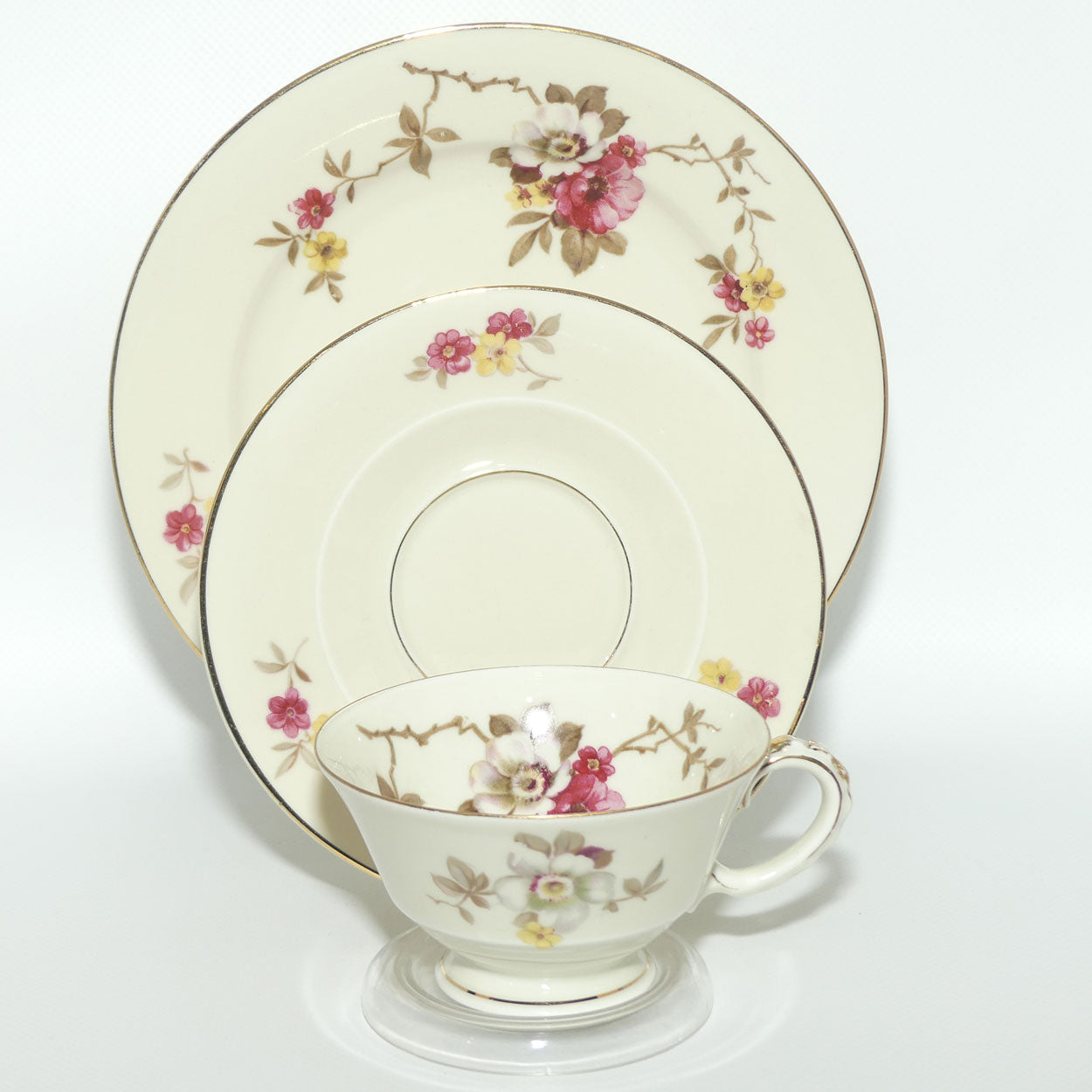 Johann Seltmann Bavaria floral pattern trio
