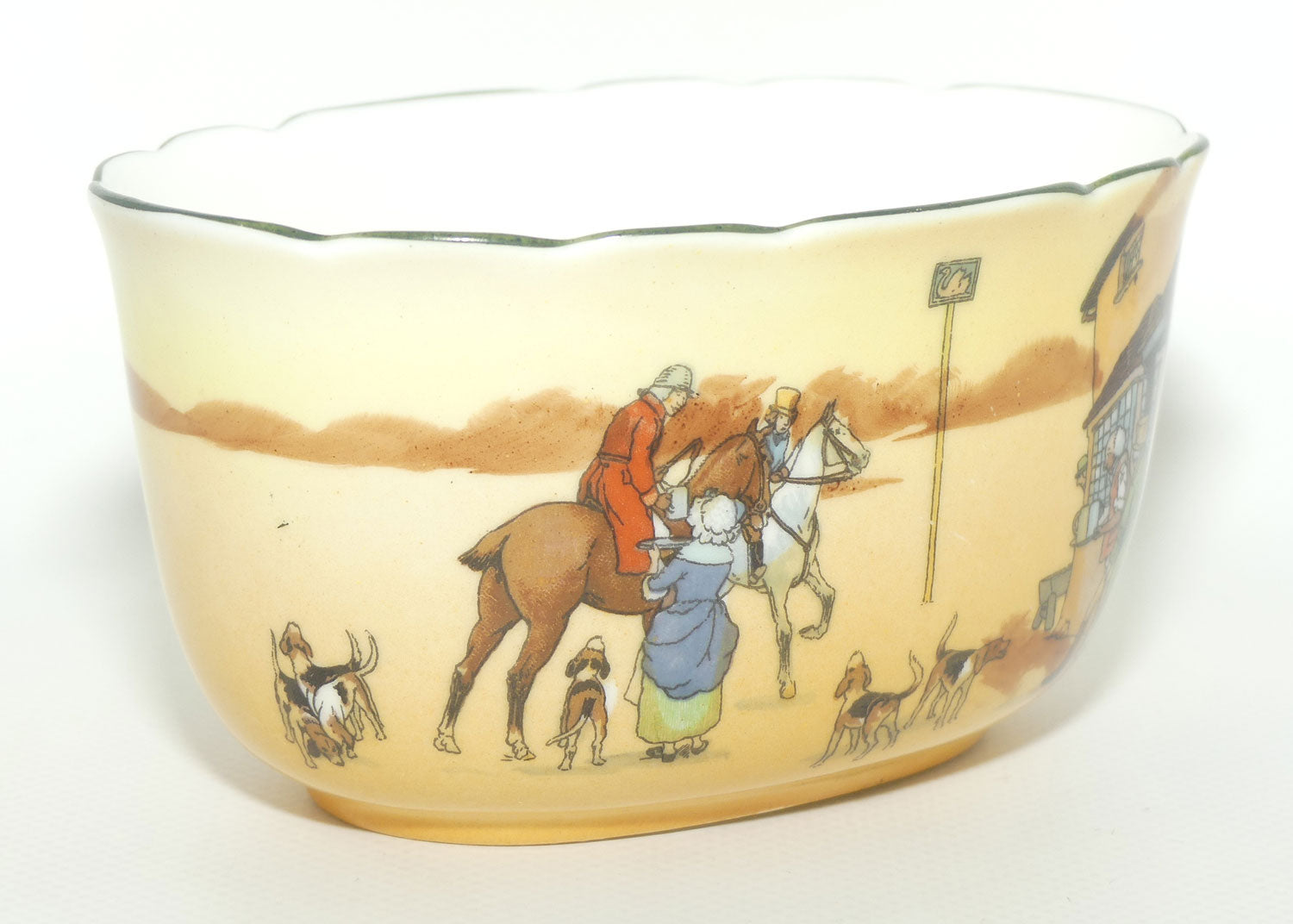 Royal Doulton Hunting | John Peel oval sugar bowl E3804