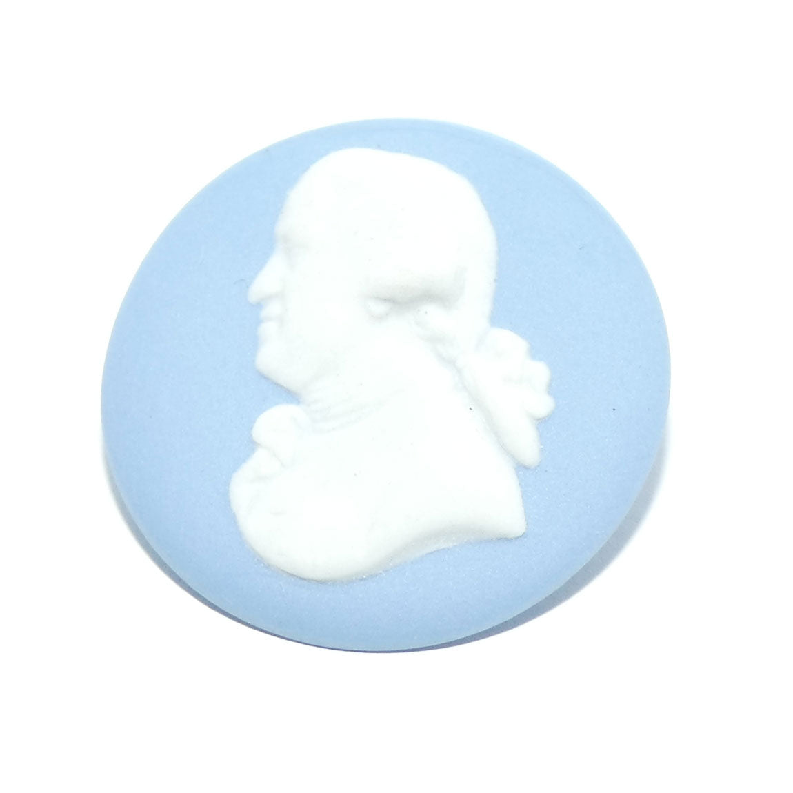 Wedgwood Jasper Jewellery | White on Pale Blue | Josiah Wedgwood brooch