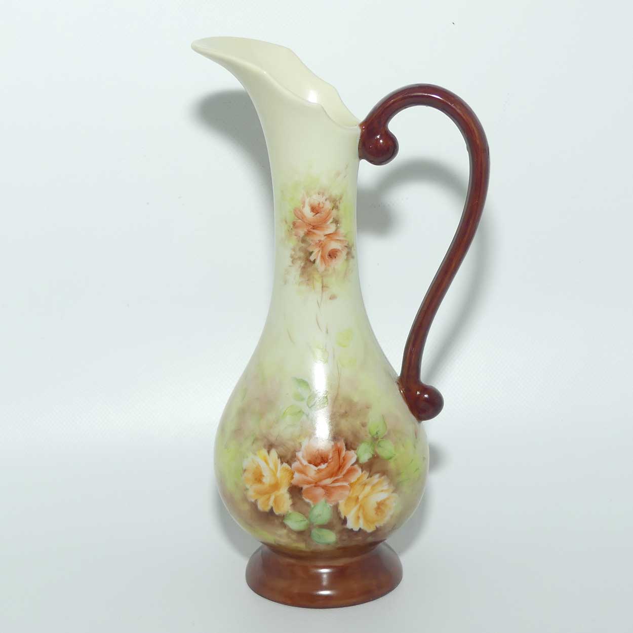 Australian China Painted jug | depicting Flowers by Judy Dyer