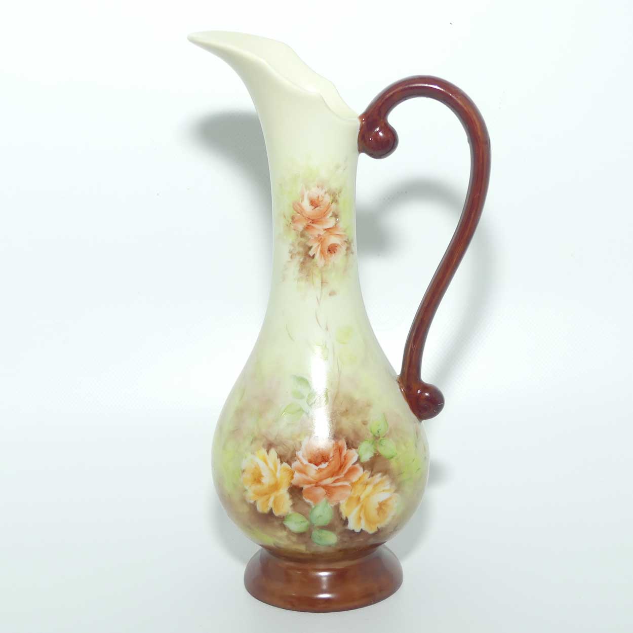 Australian China Painted jug | depicting Flowers by Judy Dyer