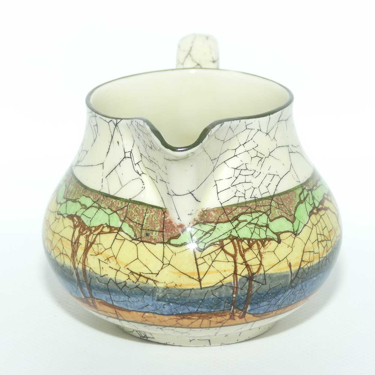 Royal Doulton Deadwood Crackle pattern Newlyn shape jug D3399