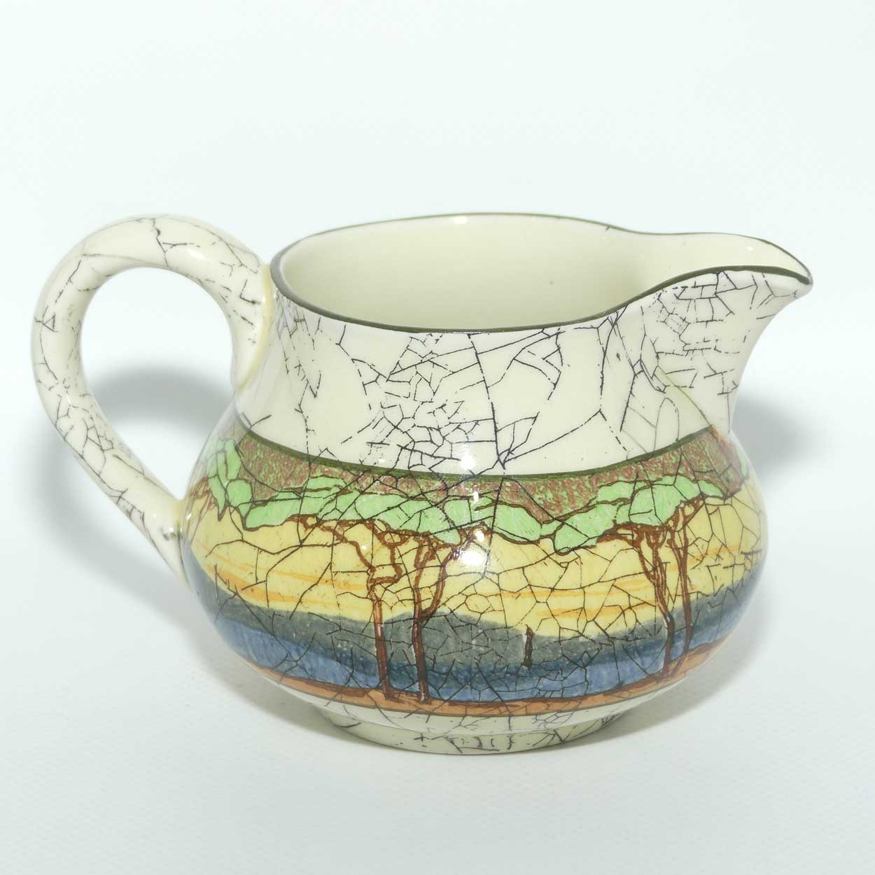 Royal Doulton Deadwood Crackle pattern Newlyn shape jug D3399