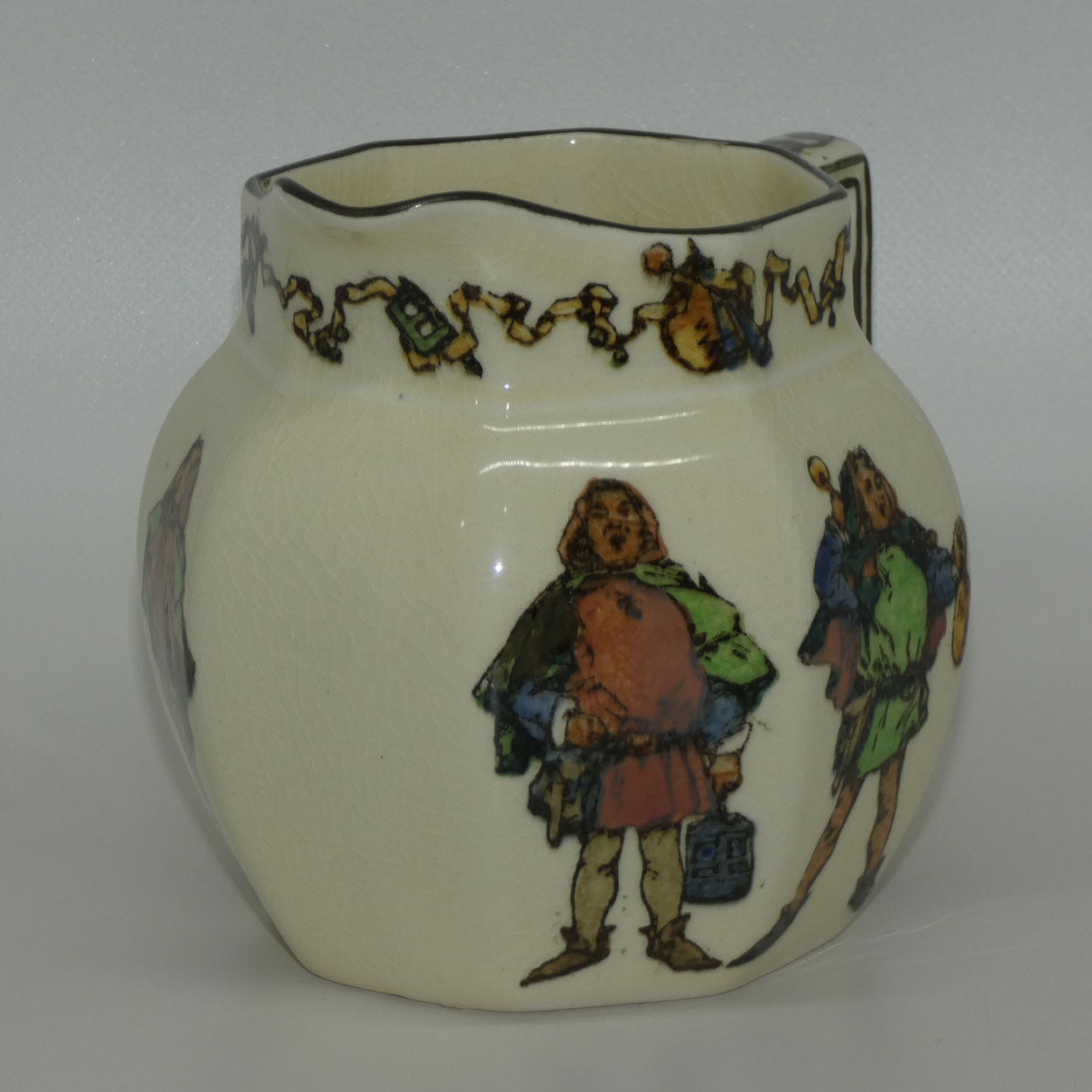 royal-doulton-minstrels-octagonal-jug-d4243
