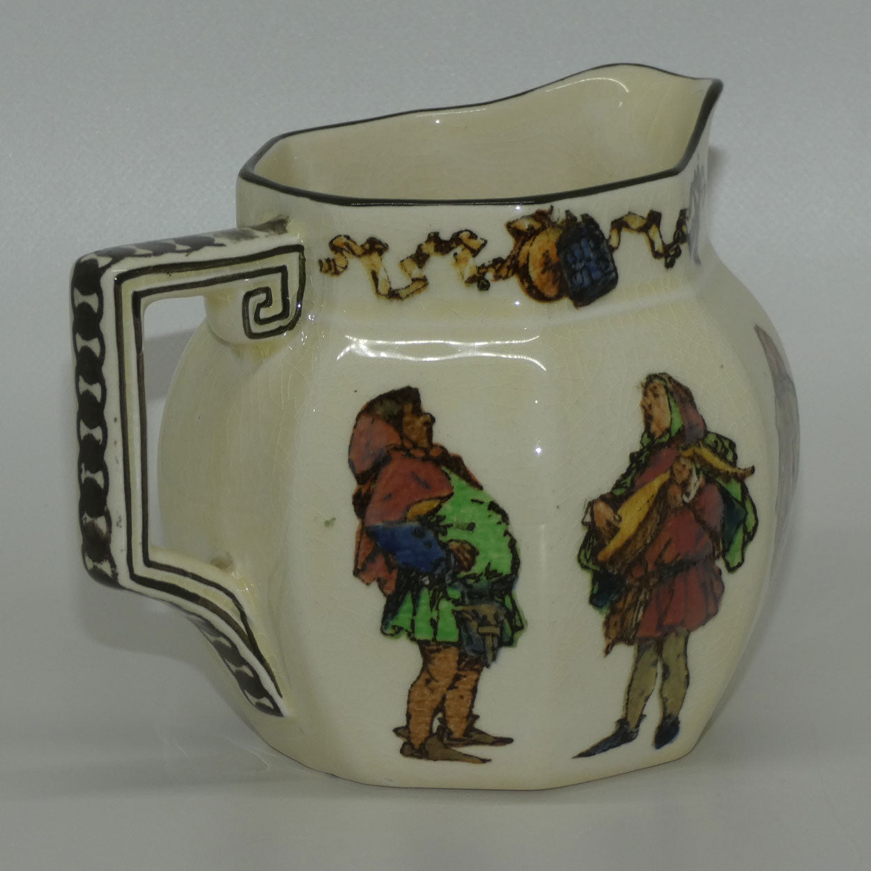 royal-doulton-minstrels-octagonal-jug-d4243