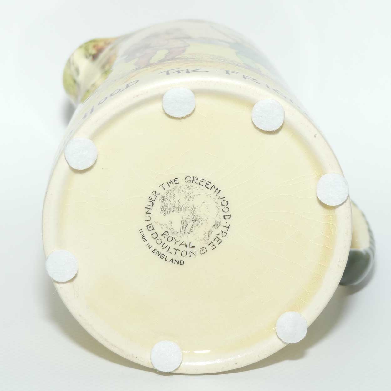 Royal Doulton Under the Greenwood Tree | Robin Hood jug with rope twist handle | Robin Hood The Friend of the Poor