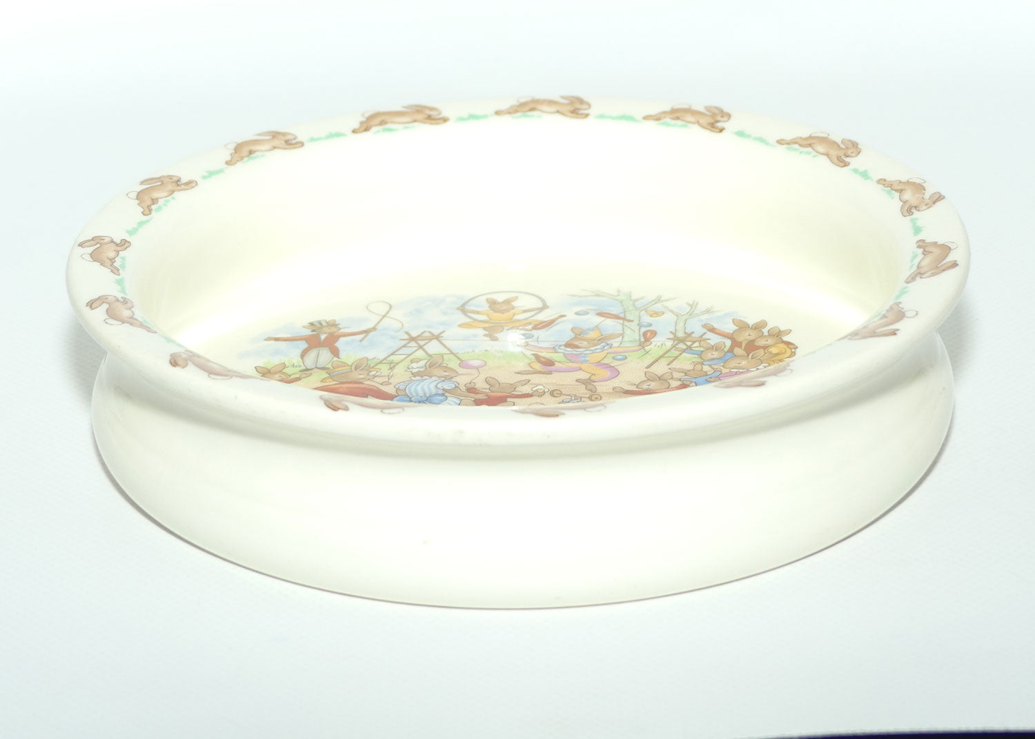Royal Doulton Bunnykins Tableware Juggling baby bowl | scarce scene