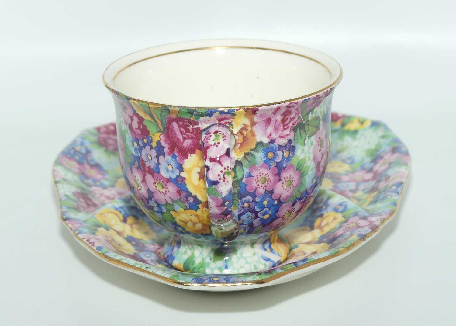 Royal Winton Julia Chintz hostess duo
