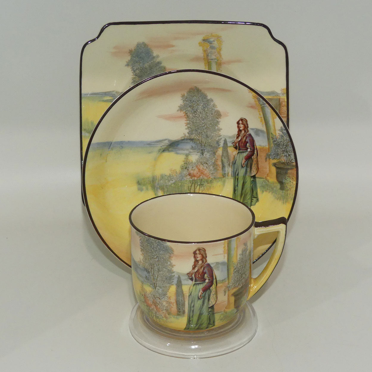 Royal Doulton Shakespearean Juliet trio D3596 | matched