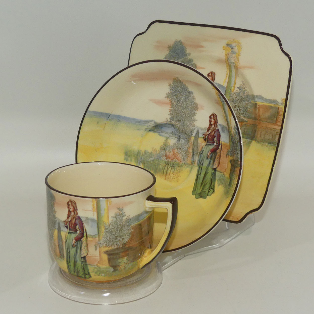 Royal Doulton Shakespearean Juliet trio D3596 | matched