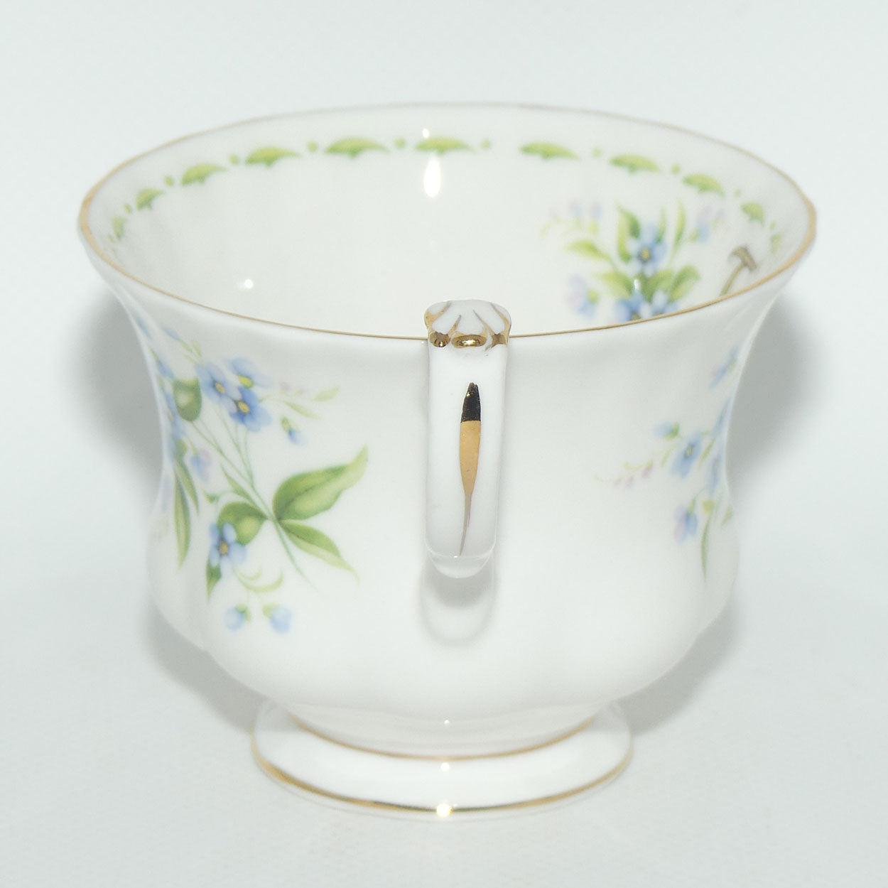 Royal Albert Bone China England | Flower of the Month series | July Forget Me Not duo