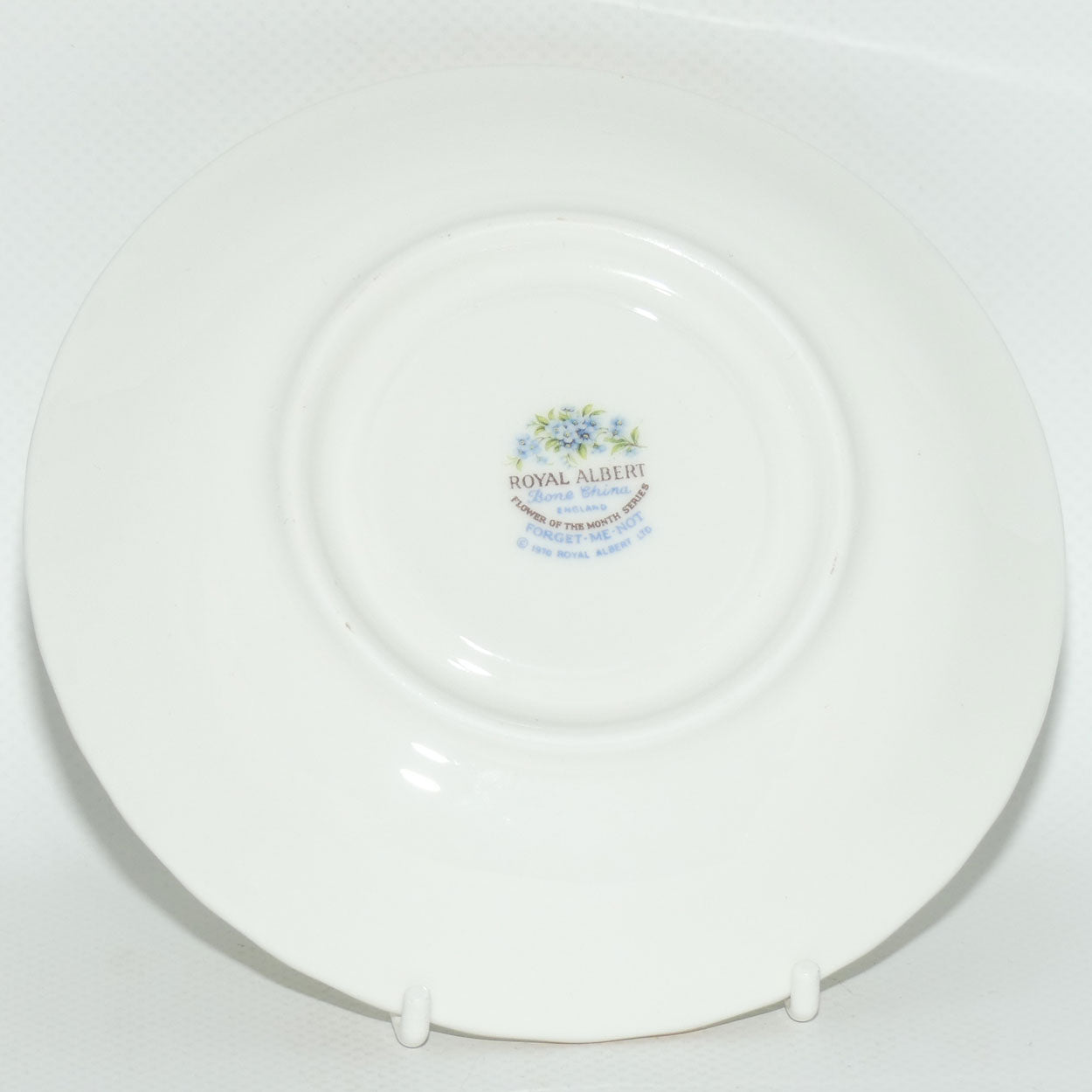 Royal Albert Bone China England | Flower of the Month series | July Forget Me Not duo