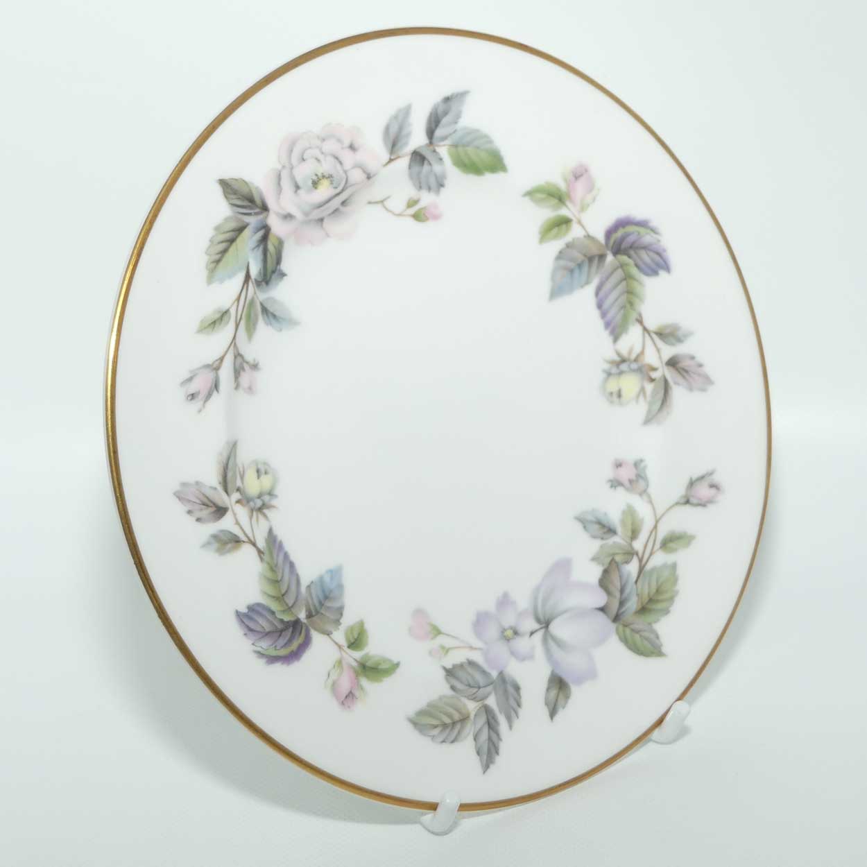 Royal Worcester June Garland tea trio