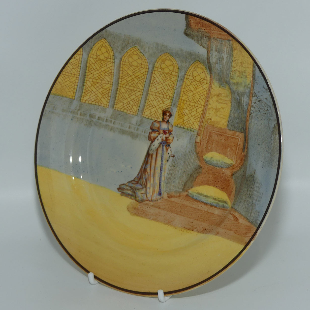 Royal Doulton Shakespearean Katharine plate D3596 | 19cm