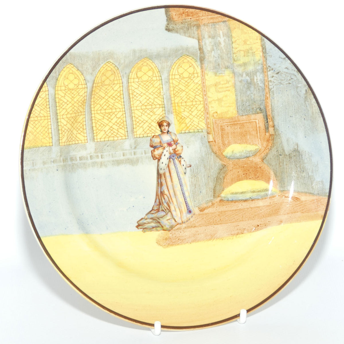 Royal Doulton Shakespearean Katharine plate D3596 | 18.7cm