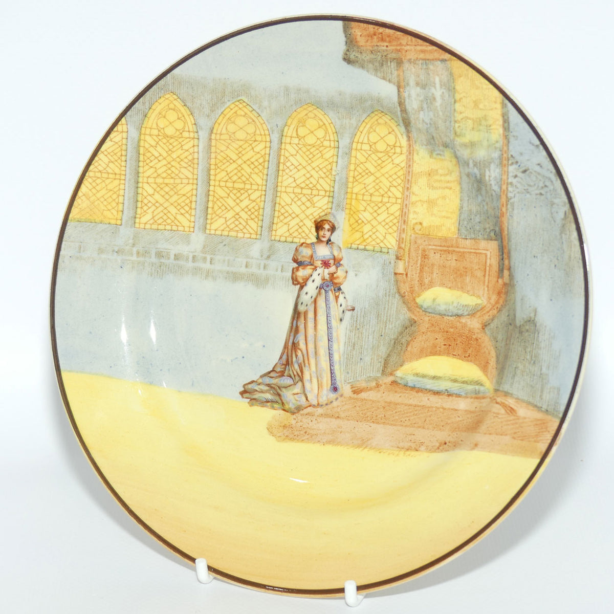 Royal Doulton Shakespearean Katharine plate D3596 | 18.7cm