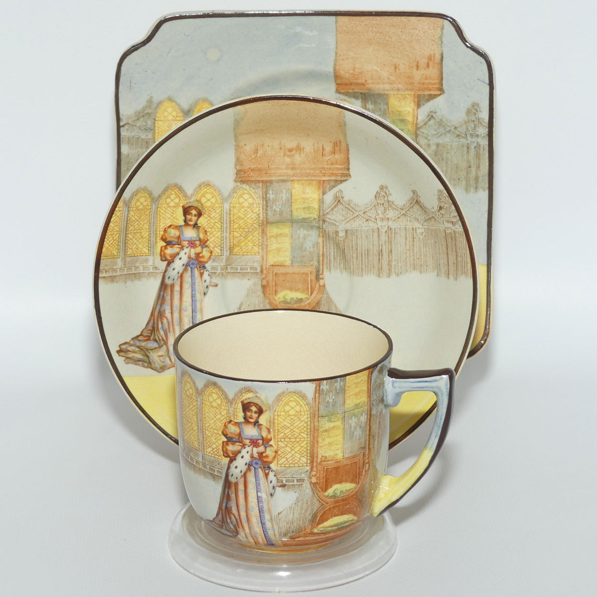 Royal Doulton Shakespearean Katharine trio D3596 | matched