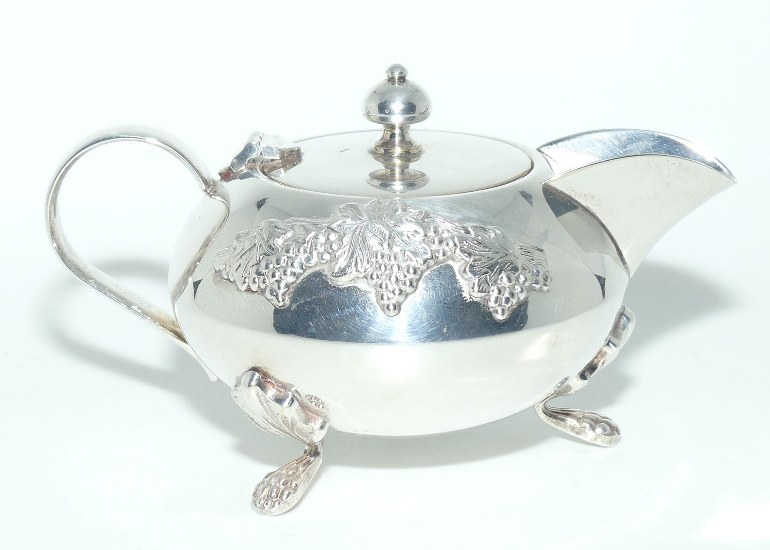 3 piece EPNS A1 Kenson plate Grape and Vine tea service