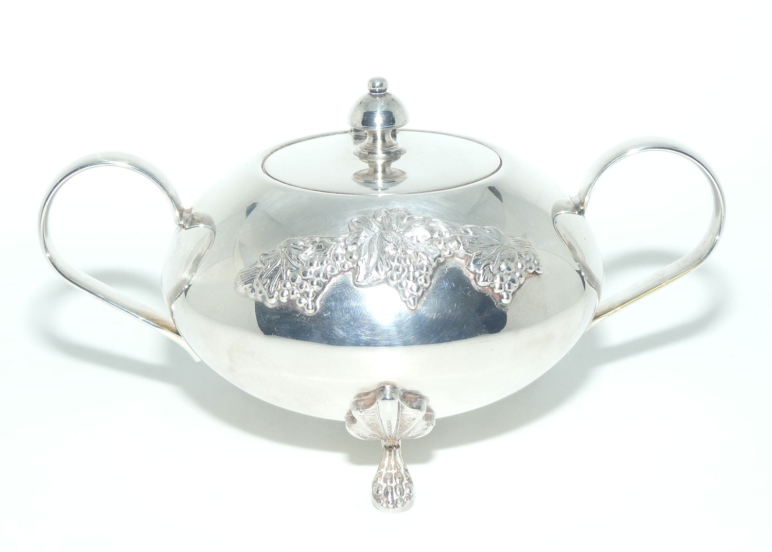 3 piece EPNS A1 Kenson plate Grape and Vine tea service