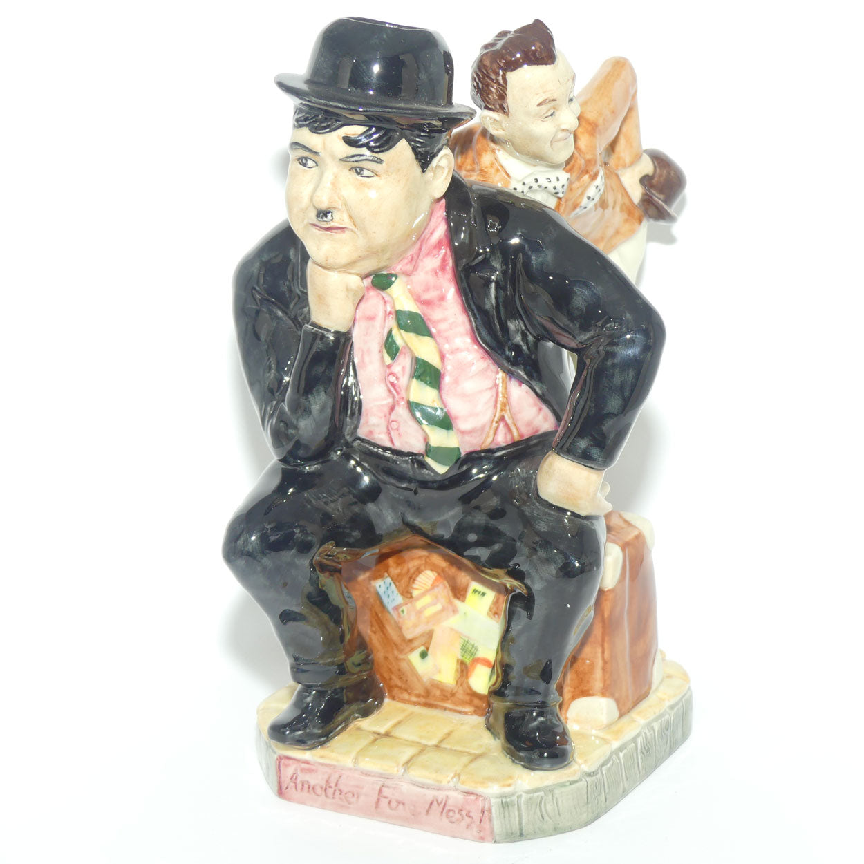 Kevin Francis Ceramics Kings of Comedy | Laurel and Hardy toby | Another Fine Mess