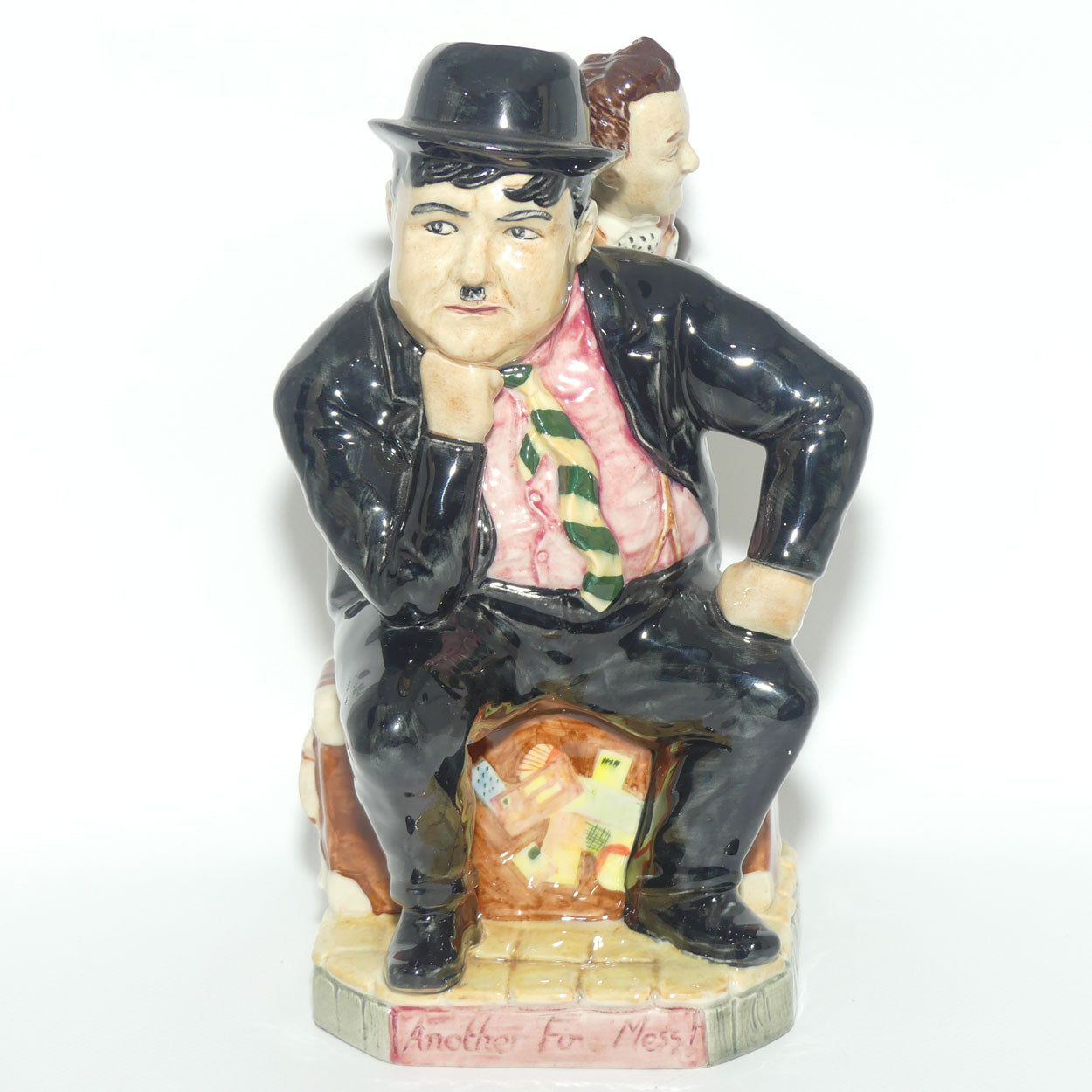 Kevin Francis Ceramics Kings of Comedy | Laurel and Hardy toby | Another Fine Mess