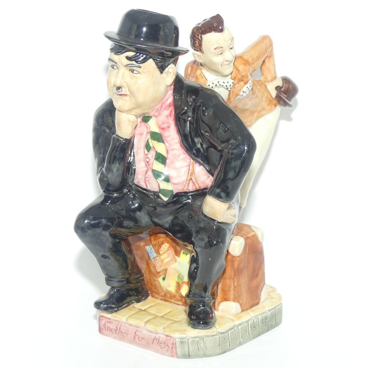 Kevin Francis Ceramics Kings of Comedy | Laurel and Hardy toby | Another Fine Mess