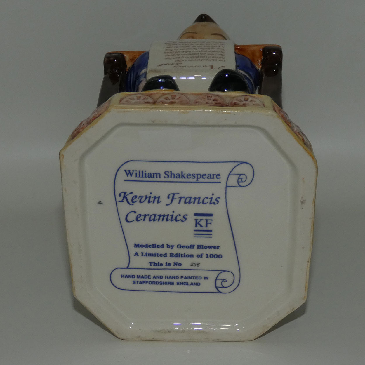 Kevin Francis Ceramics toby jug | William Shakespeare | Limited Edition