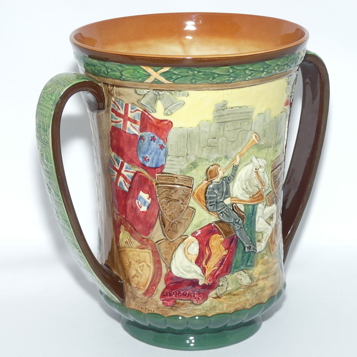 Royal Doulton King George VI & Queen Elizabeth Coronation Loving Cup | 1937 Coronation | Large | LE 658/2000