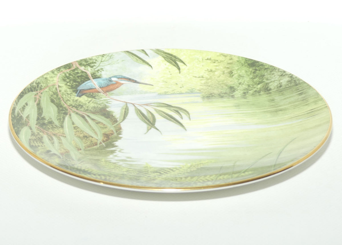 Royal Doulton picture plate by Elizabeth Gray | Waterside series | The Kingfisher