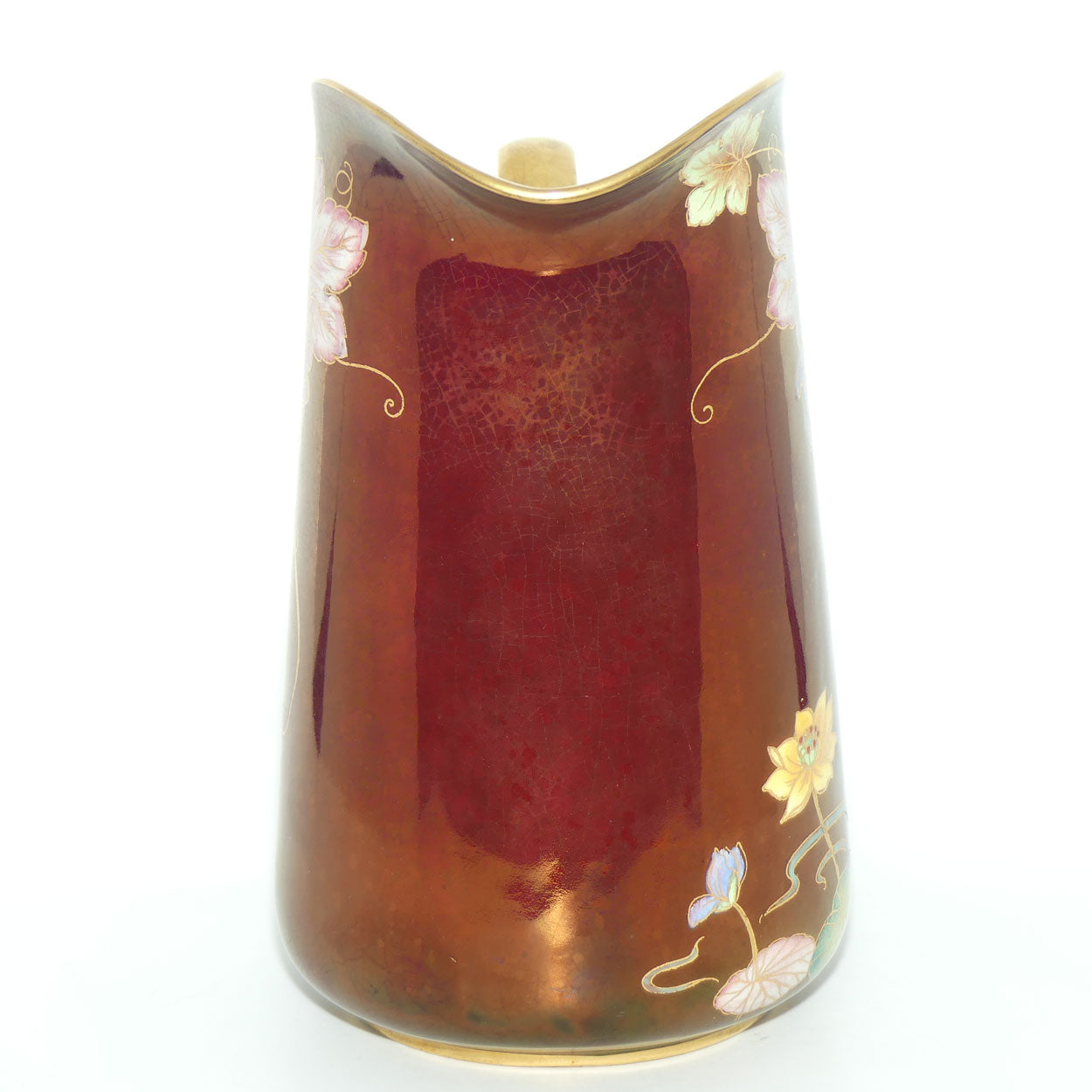 Carlton Ware Rouge Gilt handle jug | Kingfisher pattern